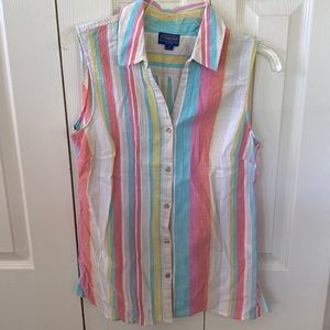 Pendleton striped shirt. Size S. All buttons intact.